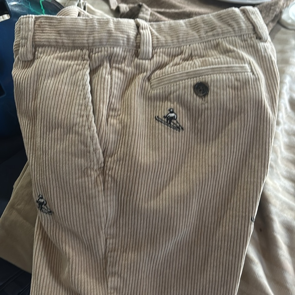 Brooks Brothers Beige Corduroy Trousers
